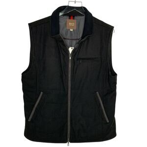 Rye 51 M NEW Mens Flight Vest Black Full Zip Outdoor Classic
